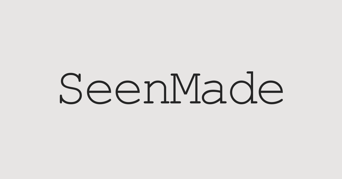 SeenMade — websites, apps and prototypes made with focus